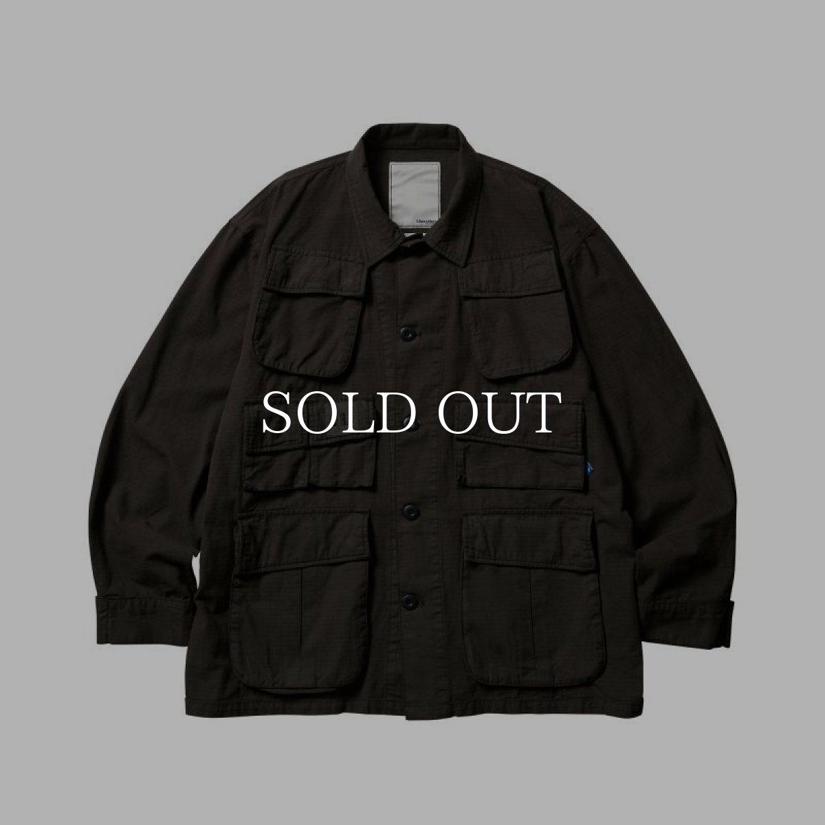 画像1: Liberaiders  RIP STOP FATIGUE JACKET (BLACK) (1)