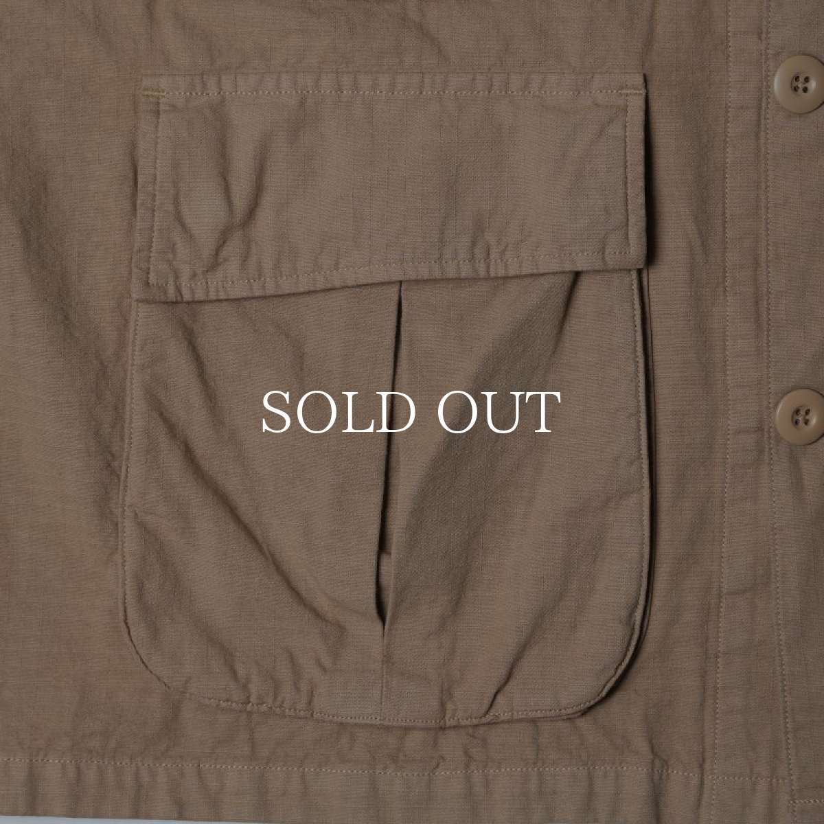 画像4: Liberaiders  RIP STOP FATIGUE JACKET (COYOTE) (4)
