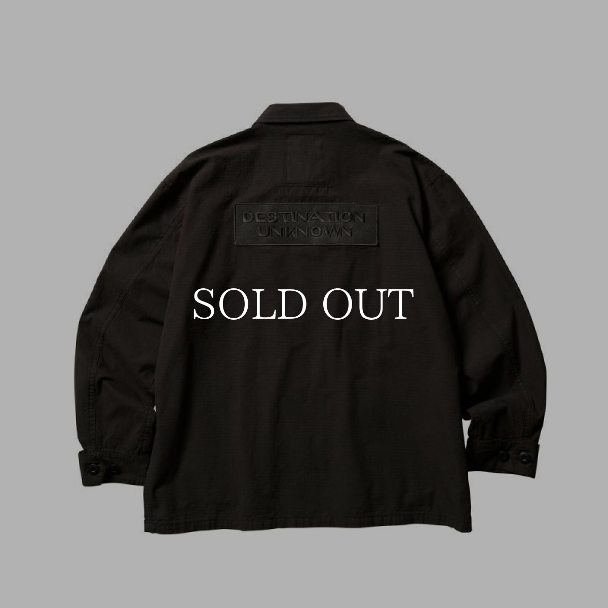 画像2: Liberaiders  RIP STOP FATIGUE JACKET (BLACK) (2)