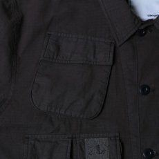 画像4: Liberaiders  RIP STOP FATIGUE JACKET (BLACK) (4)