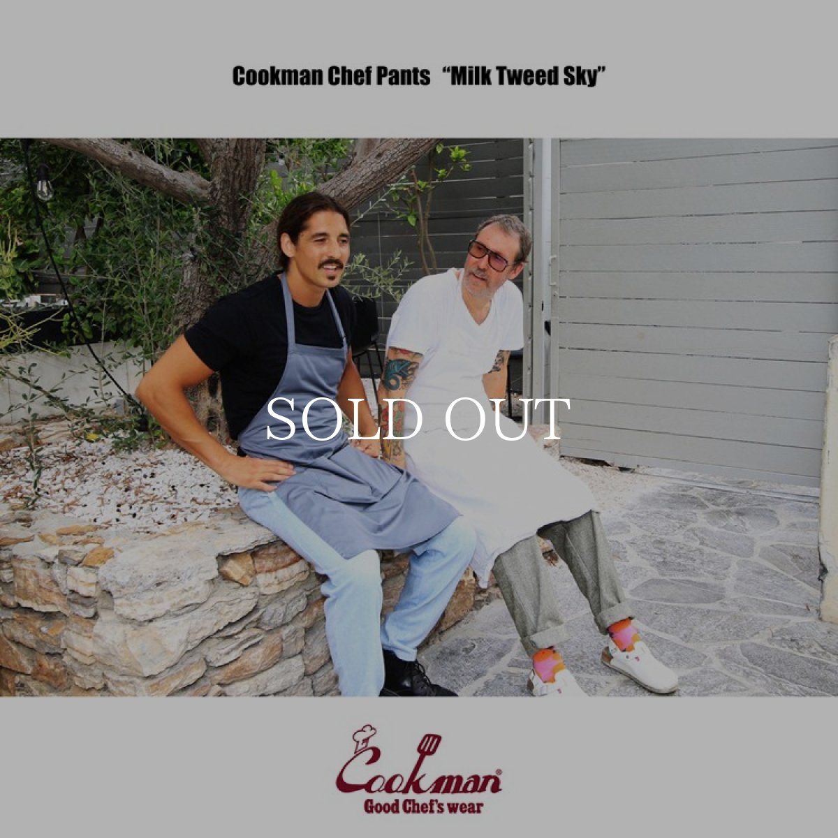 画像14: COOKMAN  Chef Pants Milk Tweed Sky (Light Blue) (14)