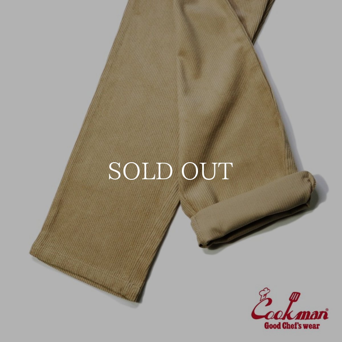 画像8: COOKMAN  Chef Pants Corduroy Beige (Beige) (8)