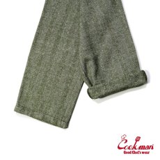 画像8: COOKMAN  Chef Pants Milk Tweed Olive (Olive Green) (8)