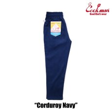 画像2: COOKMAN  Chef Pants Corduroy Navy (Navy) (2)