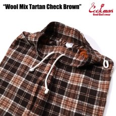 画像5: COOKMAN  Chef Pants Wool Mix Tartan Brown (Brown) (5)