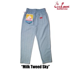 画像3: COOKMAN  Chef Pants Milk Tweed Sky (Light Blue) (3)