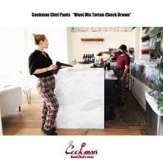 画像14: COOKMAN  Chef Pants Wool Mix Tartan Brown (Brown) (14)
