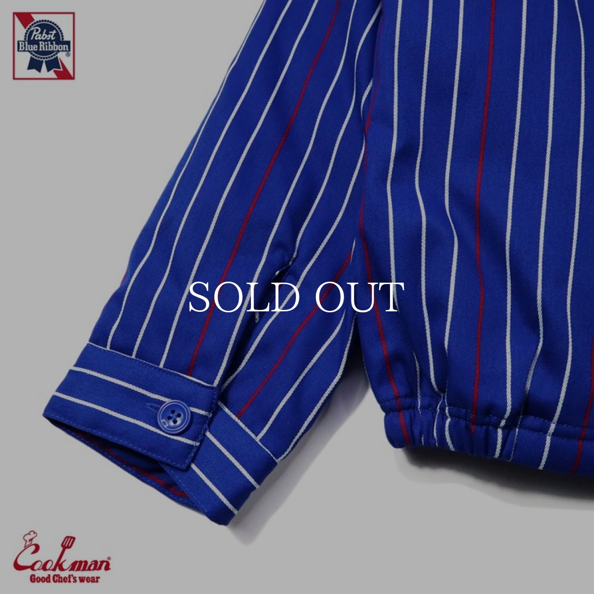画像6: COOKMAN  Delivery Jacket EX Warm Pabst Stripe Blue (Blue) (6)