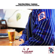 画像13: COOKMAN  Delivery Jacket EX Warm Pabst Stripe Blue (Blue) (13)