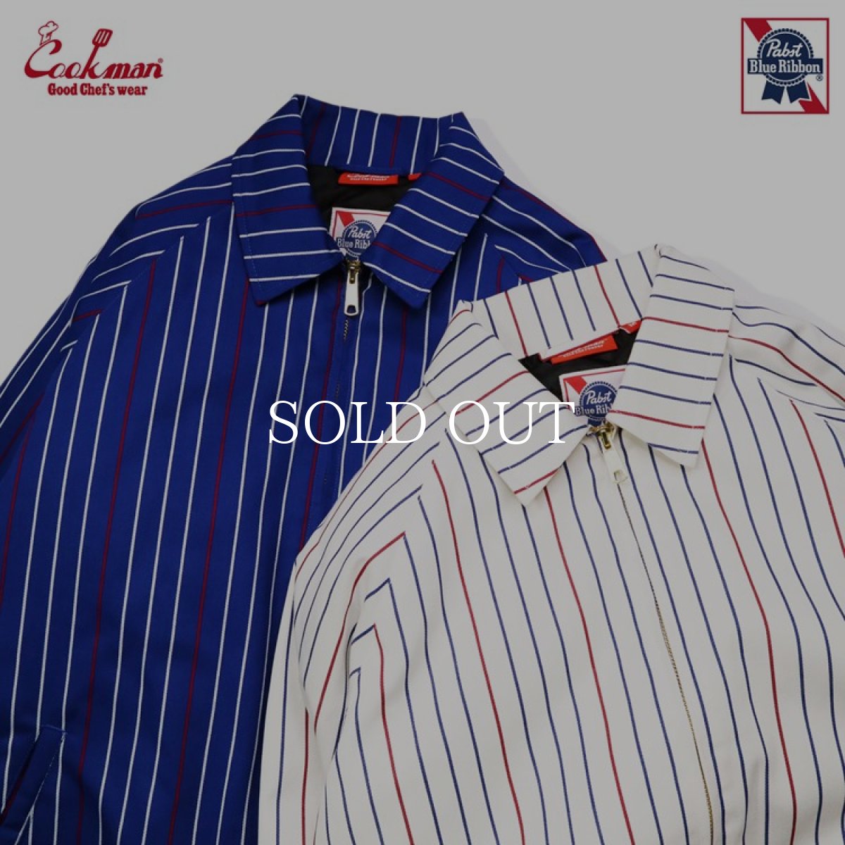 画像11: COOKMAN  Delivery Jacket EX Warm Pabst Stripe Blue (Blue) (11)