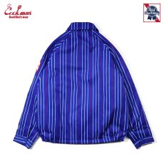 画像2: COOKMAN  Delivery Jacket EX Warm Pabst Stripe Blue (Blue) (2)