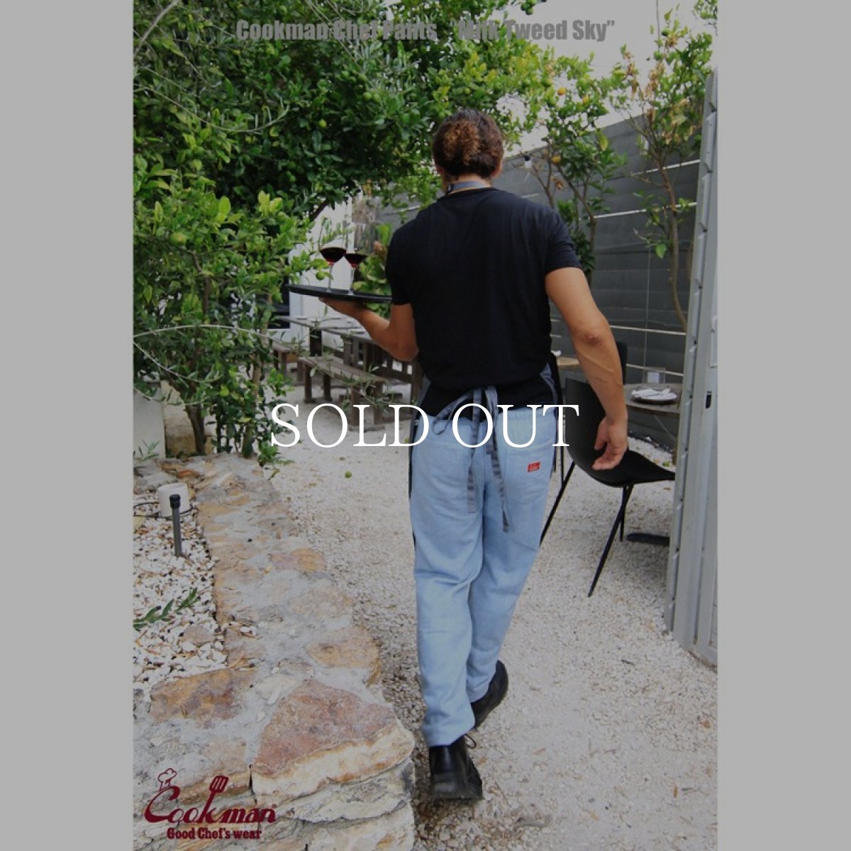 画像12: COOKMAN  Chef Pants Milk Tweed Sky (Light Blue) (12)