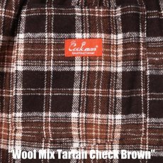 画像7: COOKMAN  Chef Pants Wool Mix Tartan Brown (Brown) (7)