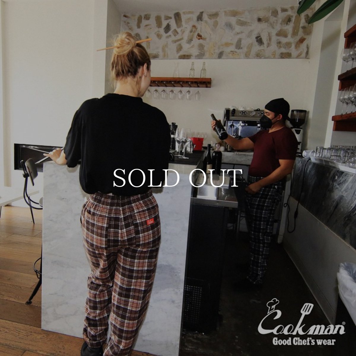画像11: COOKMAN  Chef Pants Wool Mix Tartan Brown (Brown) (11)