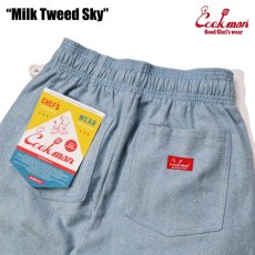 画像6: COOKMAN  Chef Pants Milk Tweed Sky (Light Blue) (6)