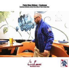 画像14: COOKMAN  Delivery Jacket EX Warm Pabst Stripe Blue (Blue) (14)