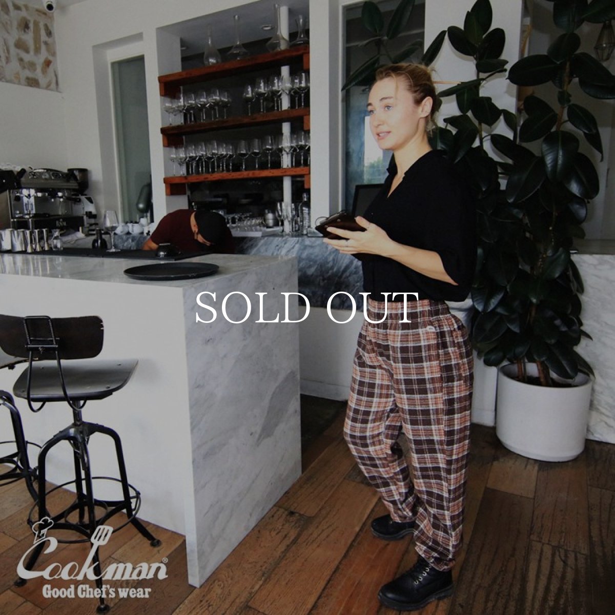 画像10: COOKMAN  Chef Pants Wool Mix Tartan Brown (Brown) (10)