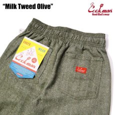 画像6: COOKMAN  Chef Pants Milk Tweed Olive (Olive Green) (6)