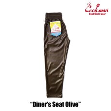画像2: COOKMAN  Chef Pants Diner's Seat Olive (Olive Green) (2)