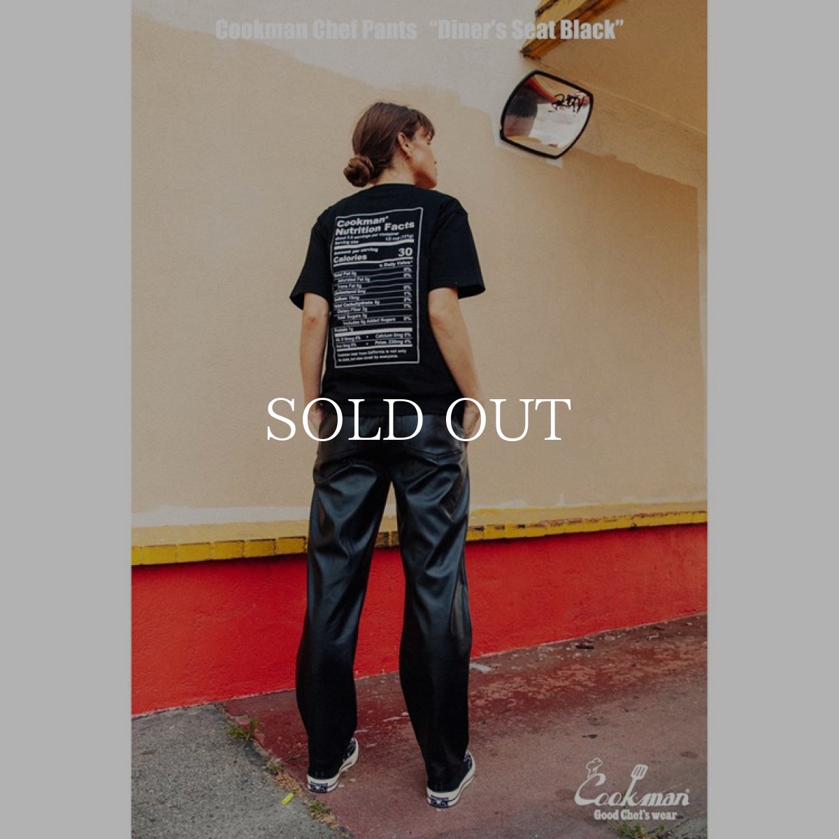 画像11: COOKMAN  Chef Pants Diner's Seat Black (Black) (11)