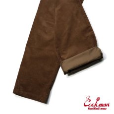 画像8: COOKMAN  Chef Pants Velvet Brown (Brown) (8)