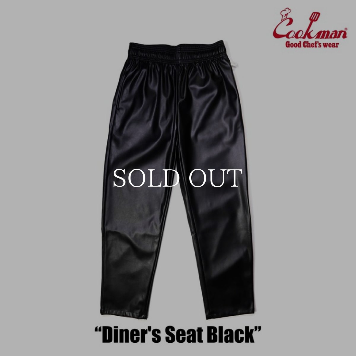 画像4: COOKMAN  Chef Pants Diner's Seat Black (Black) (4)