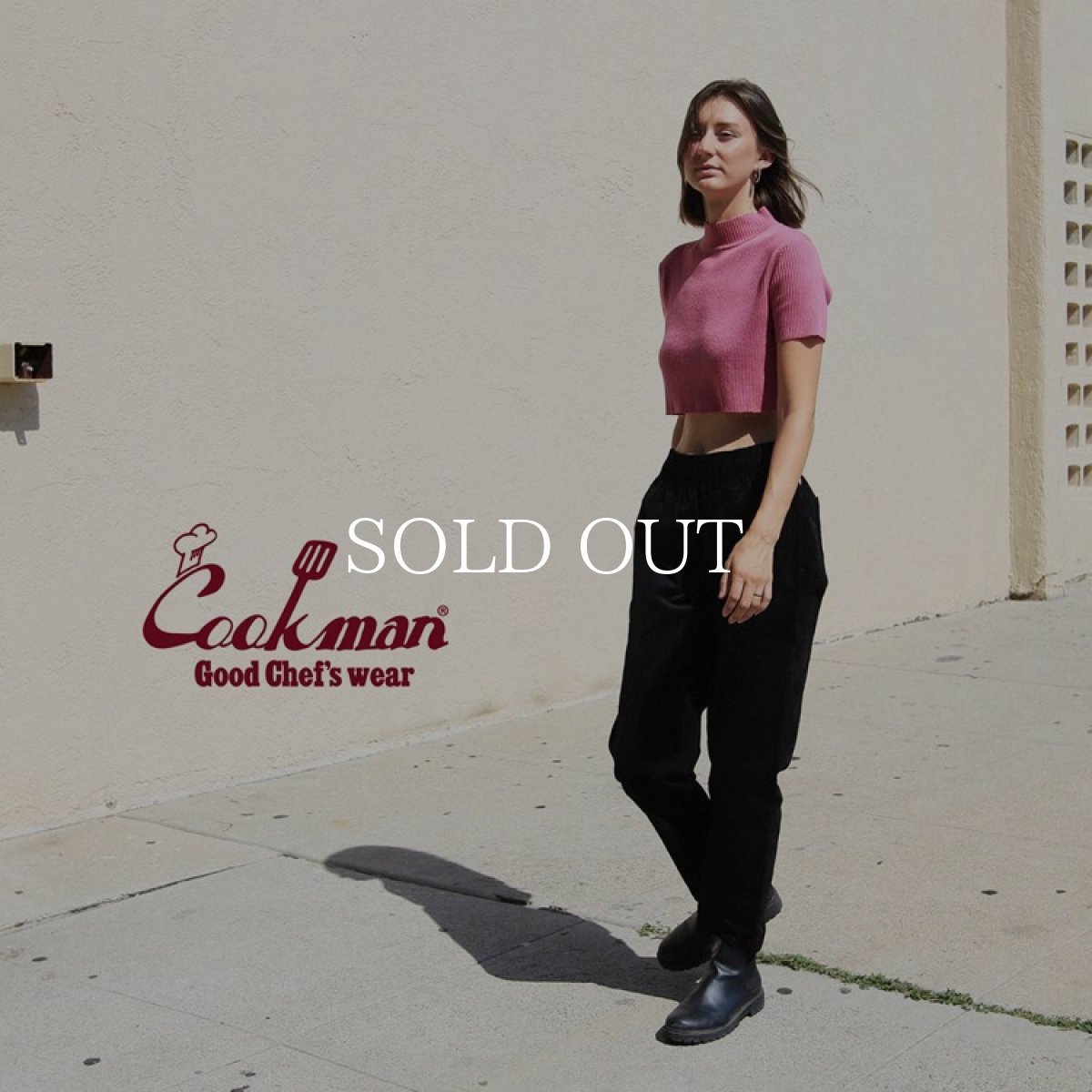 画像10: COOKMAN  Chef Pants Velvet Black (Black) (10)