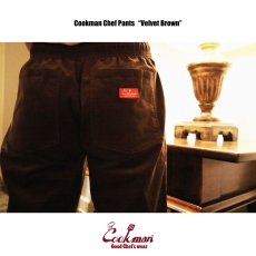 画像12: COOKMAN  Chef Pants Velvet Brown (Brown) (12)