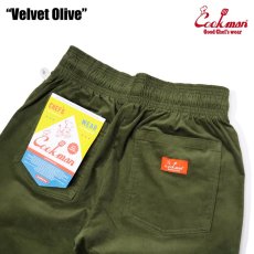 画像6: COOKMAN  Chef Pants Velvet Olive (Olive Green) (6)