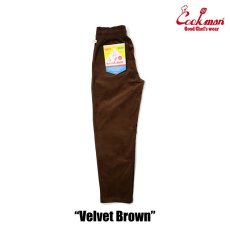 画像2: COOKMAN  Chef Pants Velvet Brown (Brown) (2)