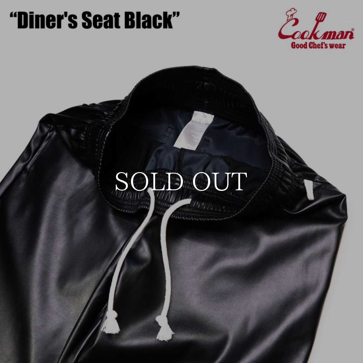 画像5: COOKMAN  Chef Pants Diner's Seat Black (Black) (5)