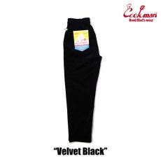 画像2: COOKMAN  Chef Pants Velvet Black (Black) (2)