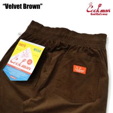画像6: COOKMAN  Chef Pants Velvet Brown (Brown) (6)