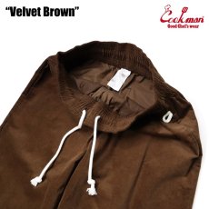画像5: COOKMAN  Chef Pants Velvet Brown (Brown) (5)