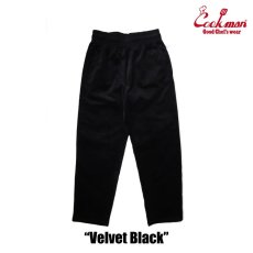 画像4: COOKMAN  Chef Pants Velvet Black (Black) (4)