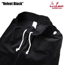 画像5: COOKMAN  Chef Pants Velvet Black (Black) (5)
