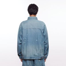 画像11: Liberaiders  PAINT SPLATTER DENIM JACKET (LIGHT BLUE) (11)