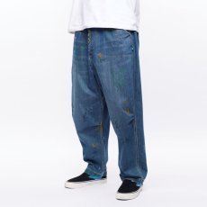 画像11: Liberaiders  DENIM PAINTER SARROUEL PANTS (DARK BLUE) (11)