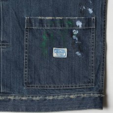 画像7: Liberaiders  PAINT SPLATTER DENIM JACKET (DARK BLUE) (7)