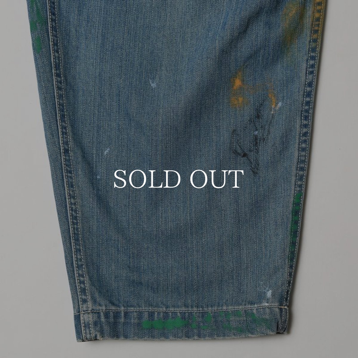 画像6: Liberaiders  DENIM PAINTER SARROUEL PANTS (LIGHT BLUE) (6)