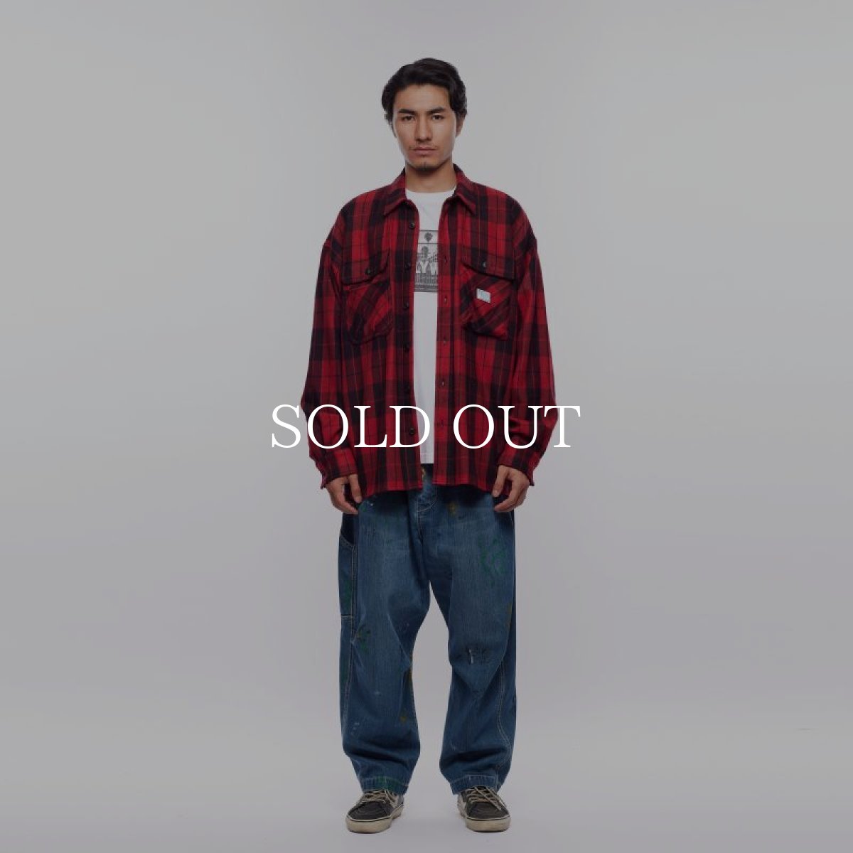 画像18: Liberaiders  DENIM PAINTER SARROUEL PANTS (DARK BLUE) (18)