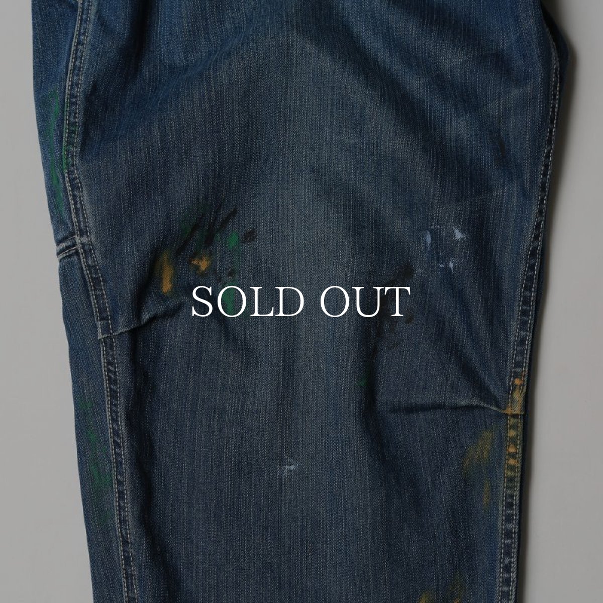 画像6: Liberaiders  DENIM PAINTER SARROUEL PANTS (DARK BLUE) (6)