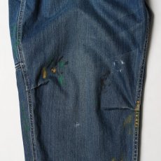 画像6: Liberaiders  DENIM PAINTER SARROUEL PANTS (DARK BLUE) (6)