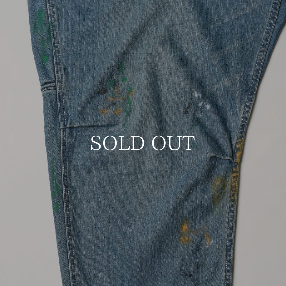 画像5: Liberaiders  DENIM PAINTER SARROUEL PANTS (LIGHT BLUE) (5)
