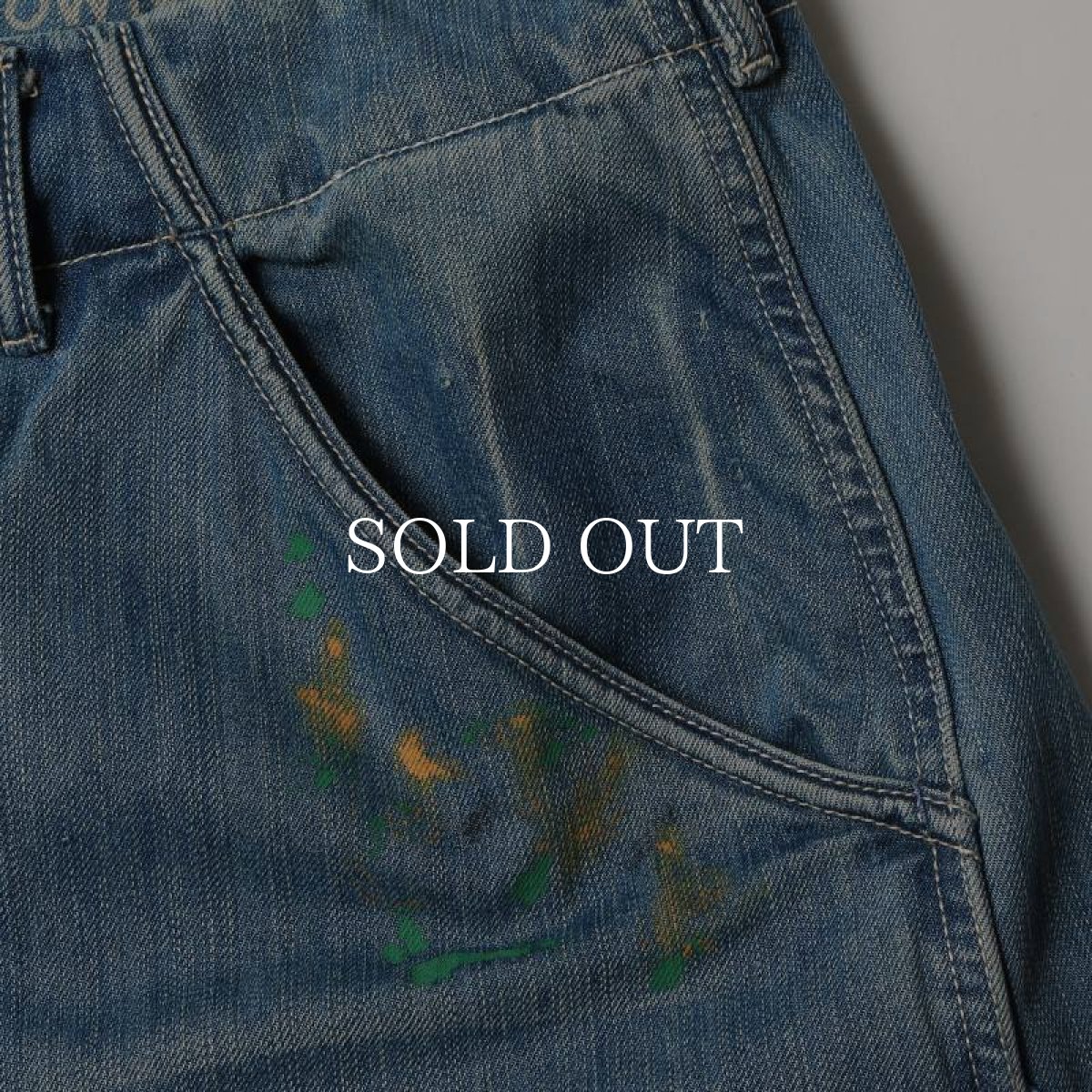 画像3: Liberaiders  DENIM PAINTER SARROUEL PANTS (LIGHT BLUE) (3)