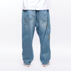 画像14: Liberaiders  DENIM PAINTER SARROUEL PANTS (LIGHT BLUE) (14)