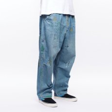 画像17: Liberaiders  DENIM PAINTER SARROUEL PANTS (LIGHT BLUE) (17)