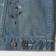 画像7: Liberaiders  PAINT SPLATTER DENIM JACKET (LIGHT BLUE) (7)