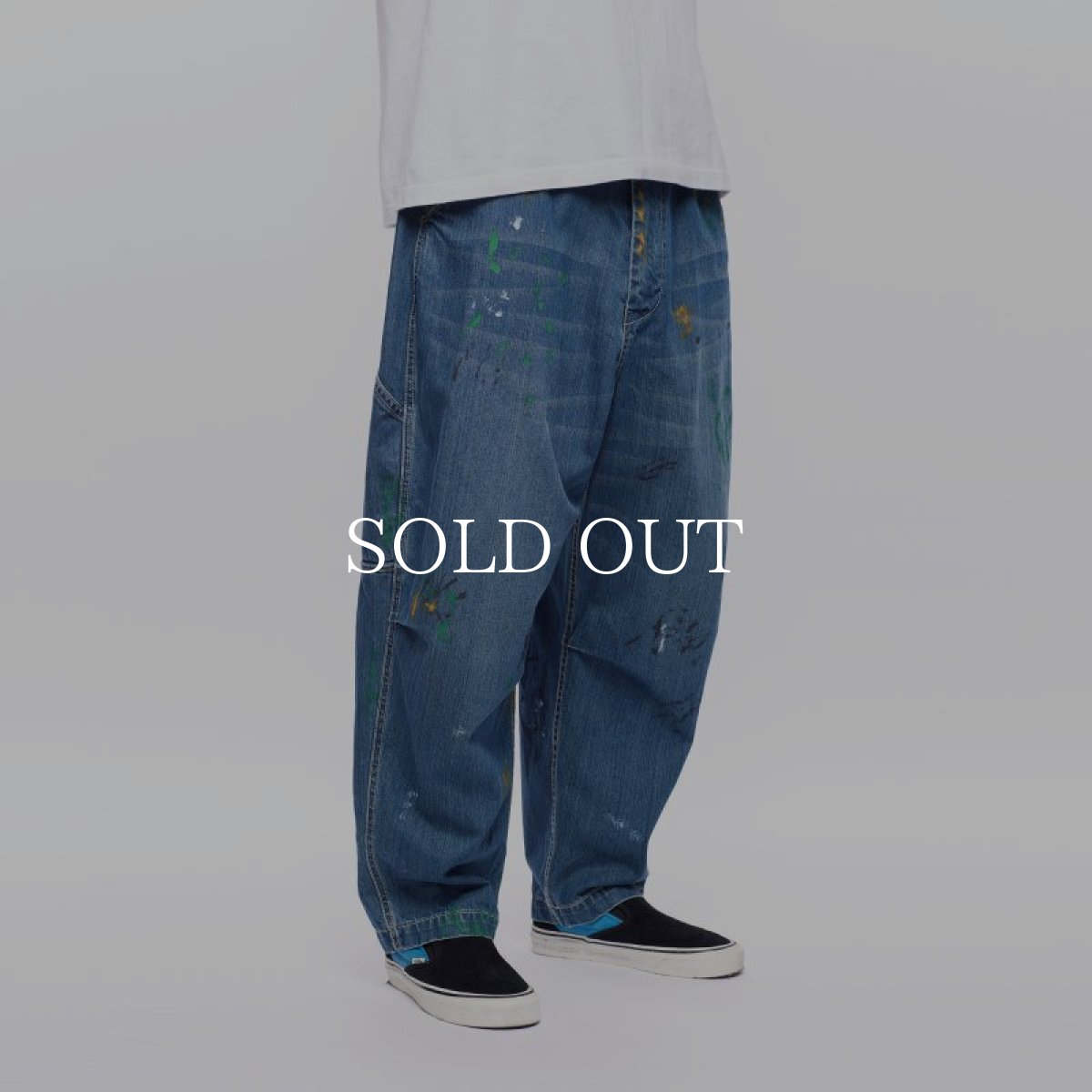 画像17: Liberaiders  DENIM PAINTER SARROUEL PANTS (DARK BLUE) (17)