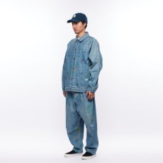 画像20: Liberaiders  DENIM PAINTER SARROUEL PANTS (LIGHT BLUE) (20)